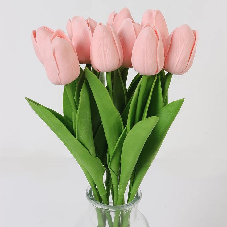 Artificial tulip flowers (10 pcs)
