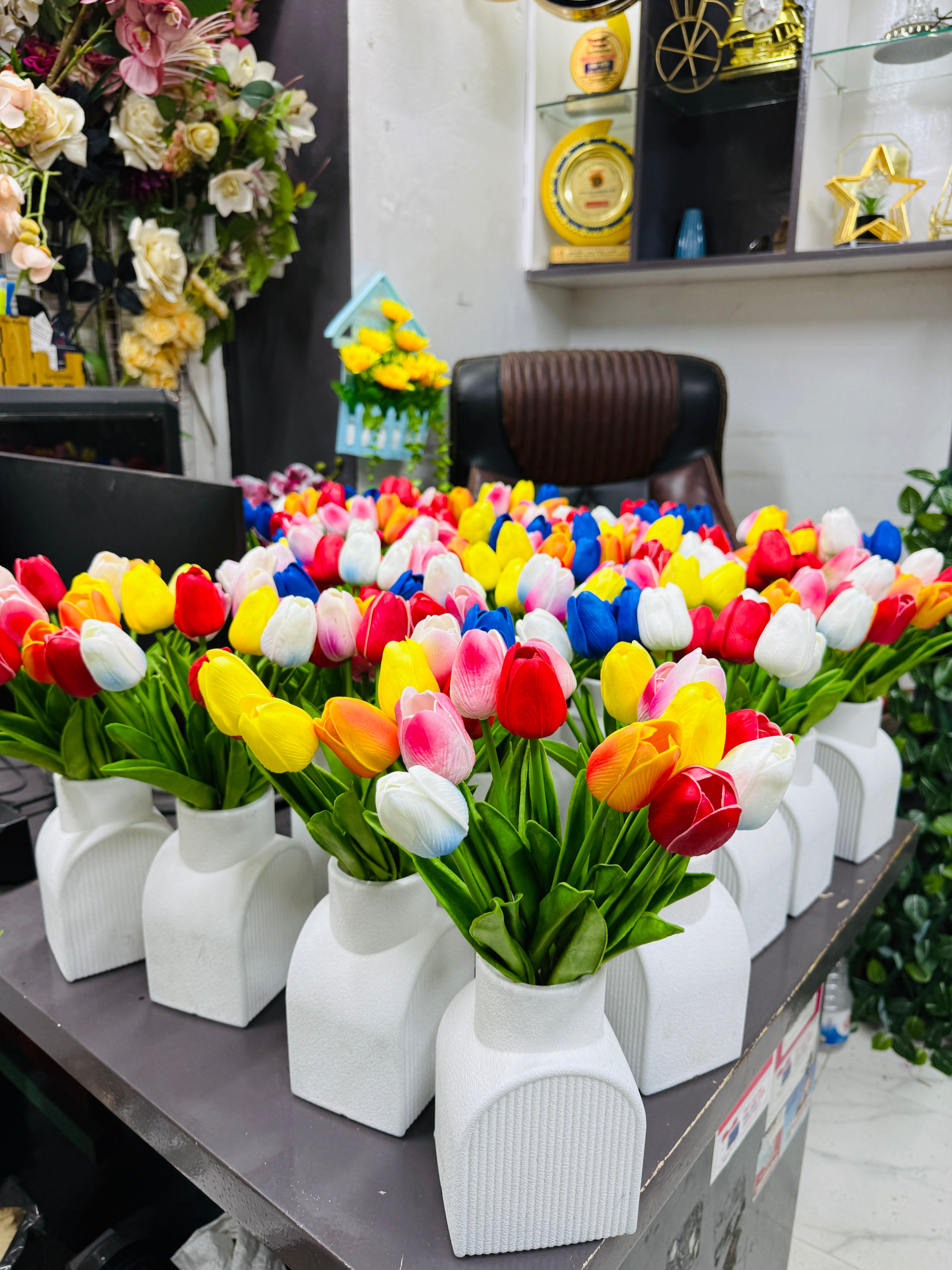 Chinese imported premium quality artificial Tulip Sticks(20 pieces )