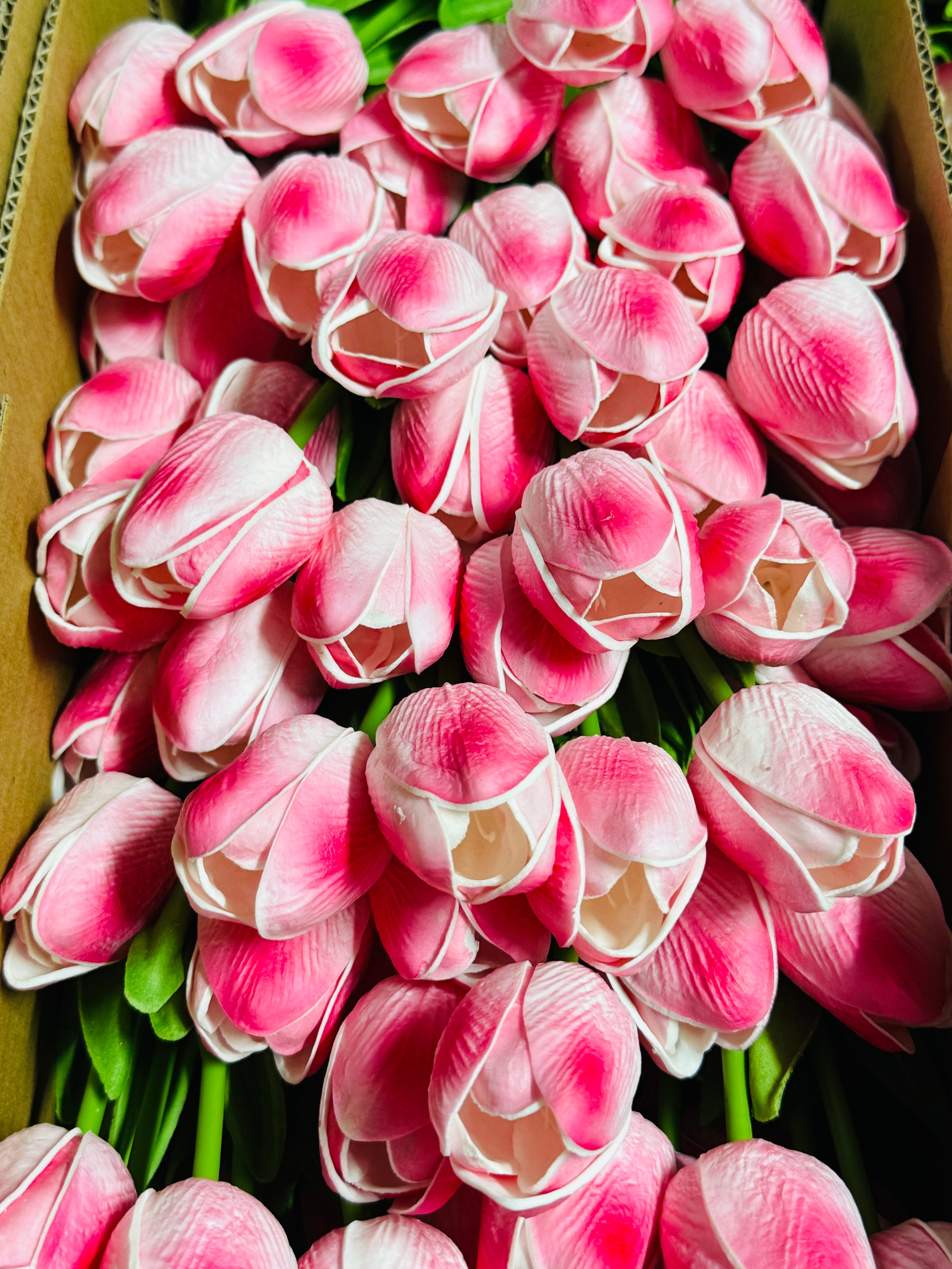 Artificial tulip flowers (10 pcs)