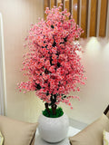 Chinese imported premium quality artificial cherry tree with luxurious planter.  colour available