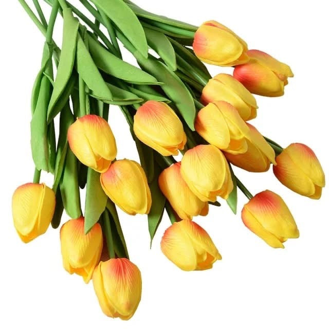 Artificial tulip flowers (10 pcs)