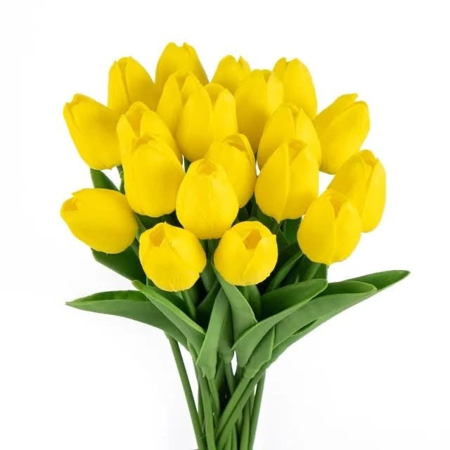 Artificial tulip flowers (10 pcs)