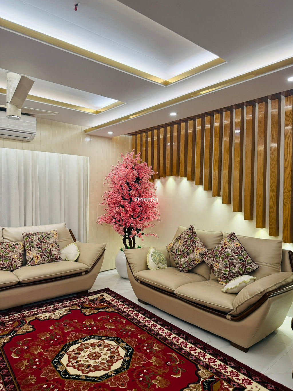 Chinese imported premium quality artificial cherry tree with luxurious planter.  colour available