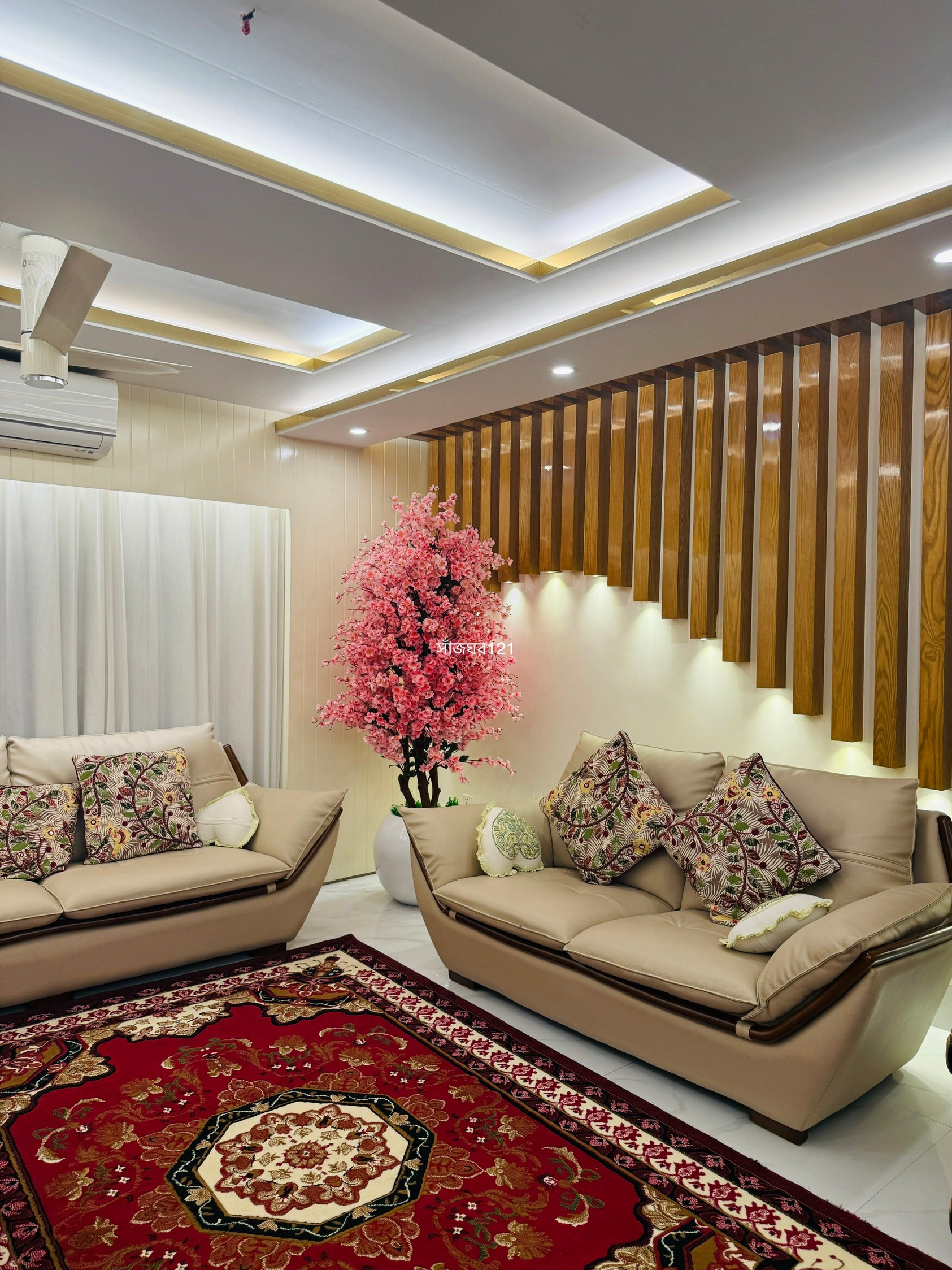 Chinese imported premium quality artificial cherry tree with luxurious planter.  colour available