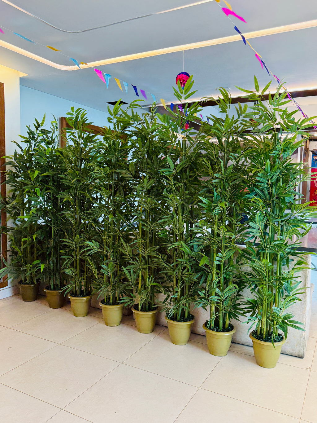 Chinese imported artificial rubber leaves bamboo tree 6 Feet+