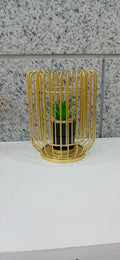 metal showpiece with cactus chinese imported