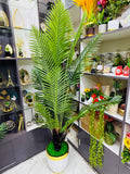Premium quality chinese imported artificial Areca Plum plant with Luxurious planter.