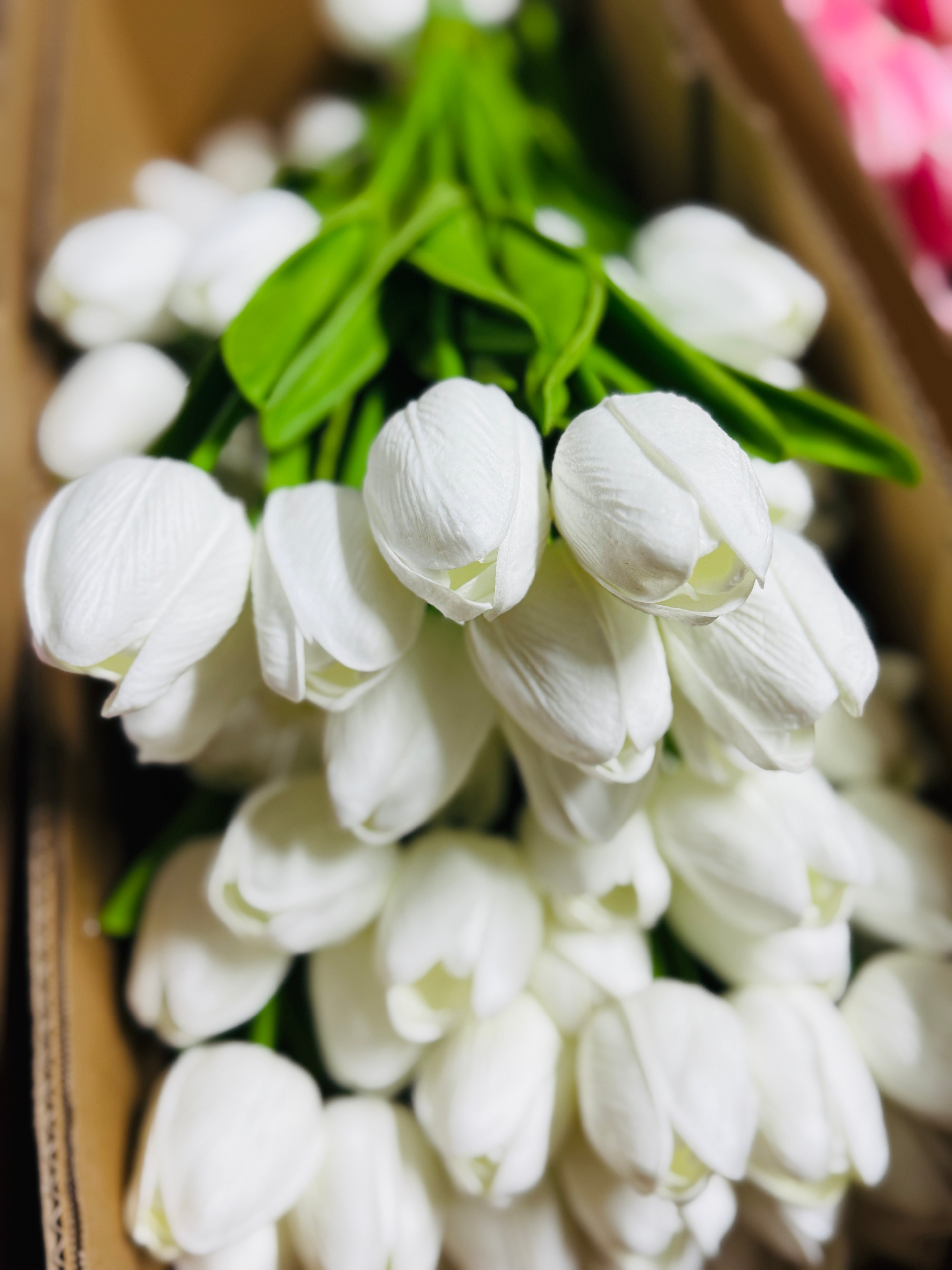 Artificial tulip flowers (10 pcs)