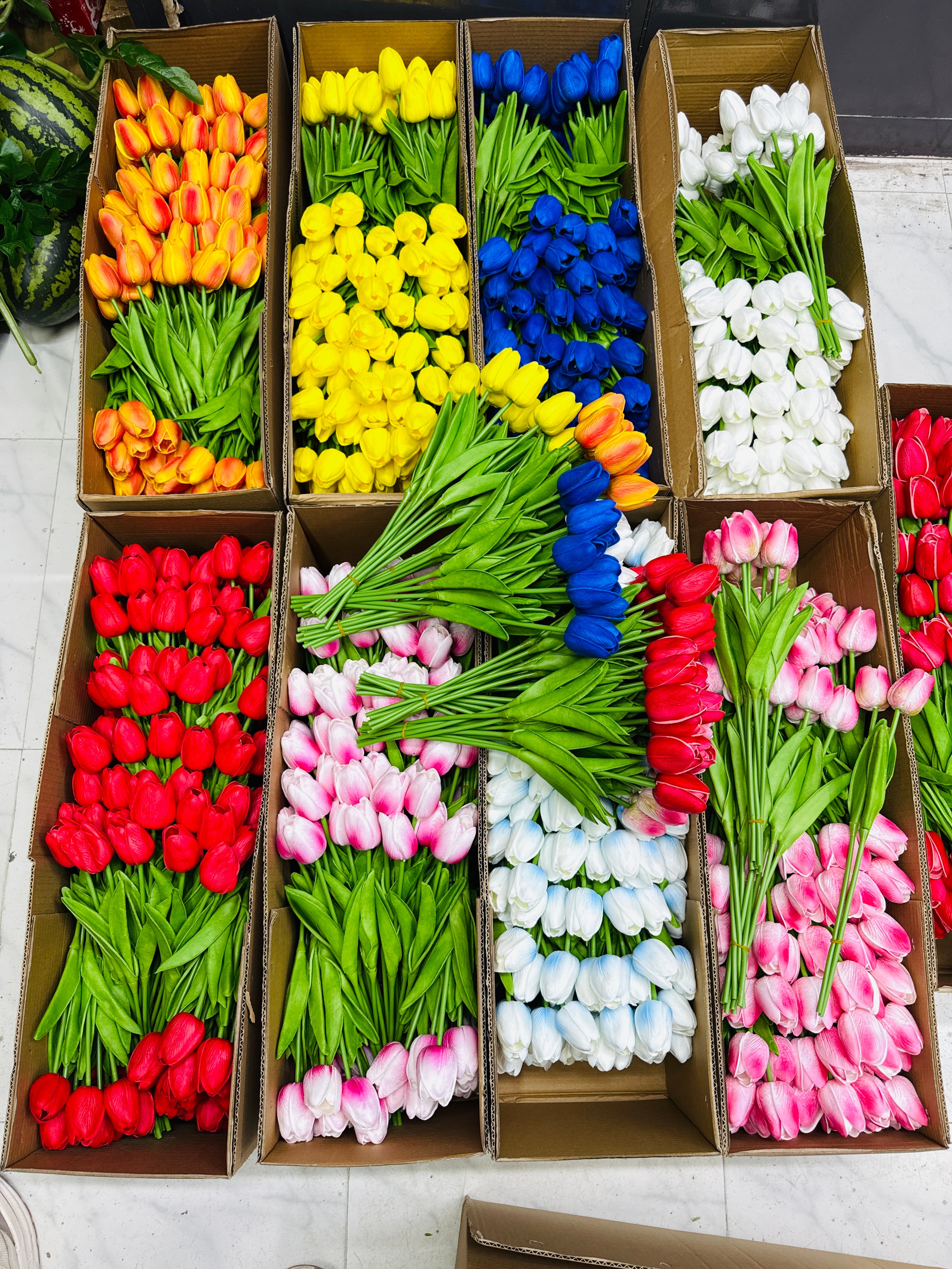 Chinese imported premium quality artificial Tulip Sticks(20 pieces )