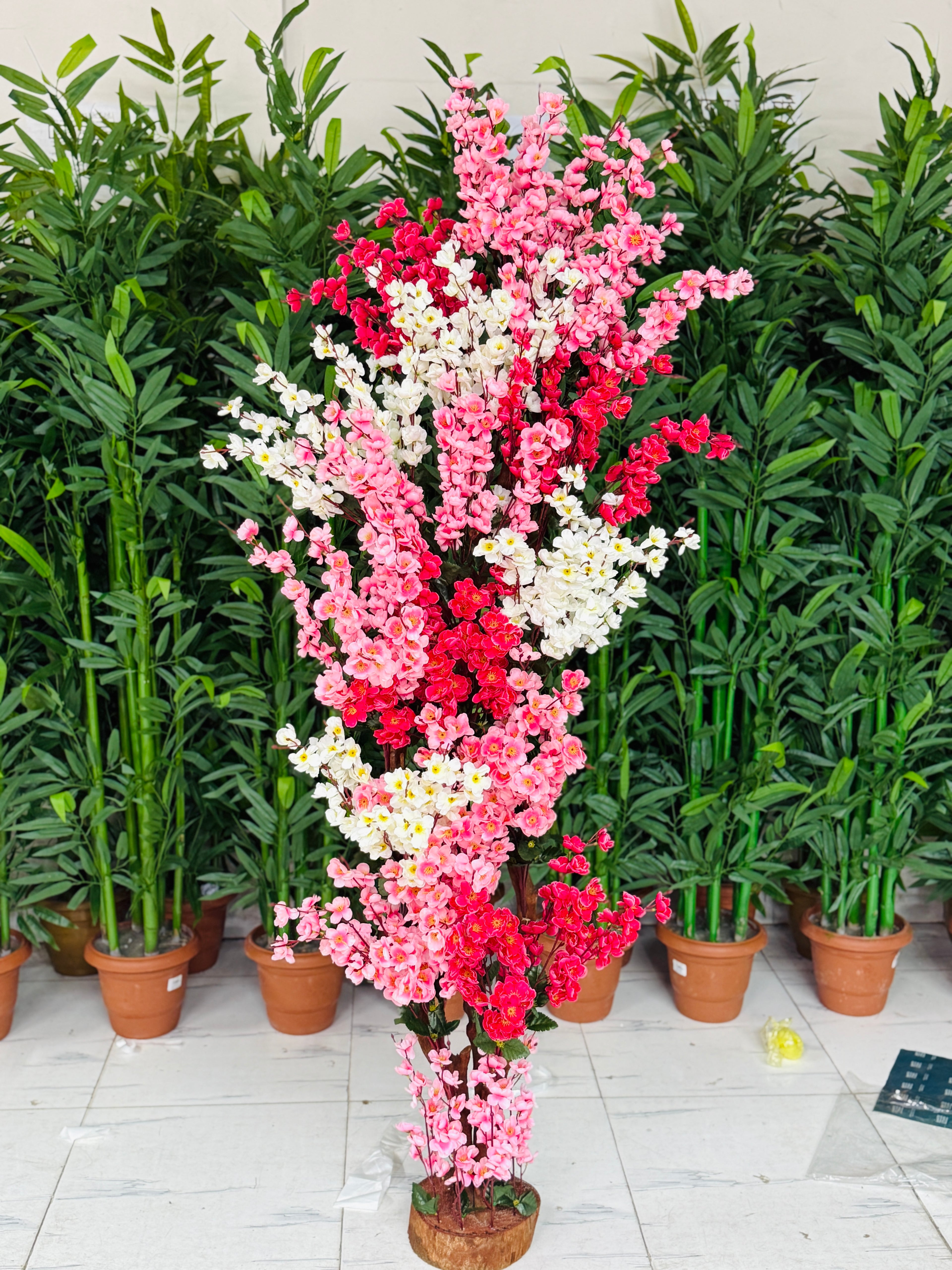 Chinese imported premium quality artificial 6 feet+ cherry Tree.A