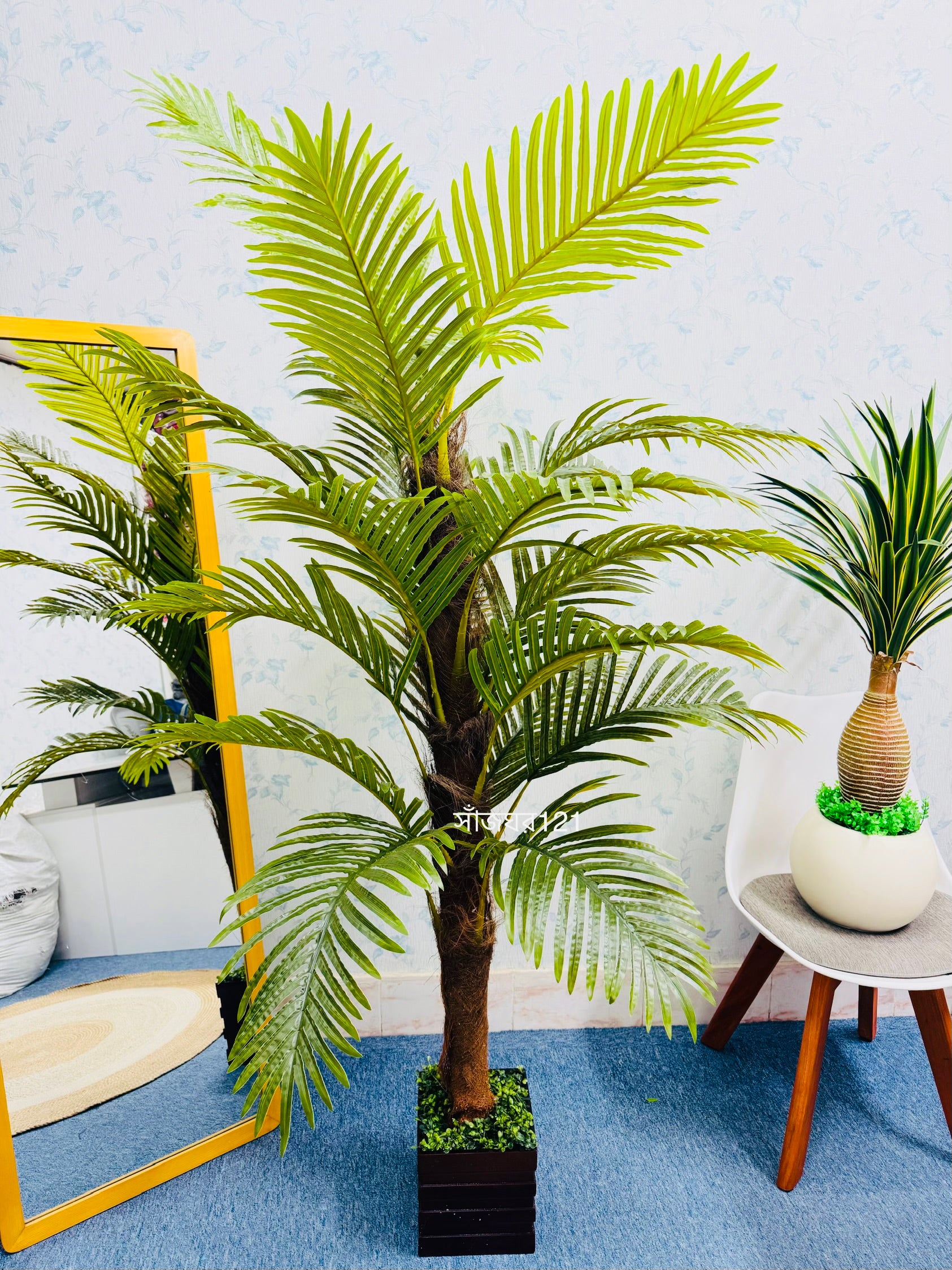 Narikel tree 5 feet+ wooden vase