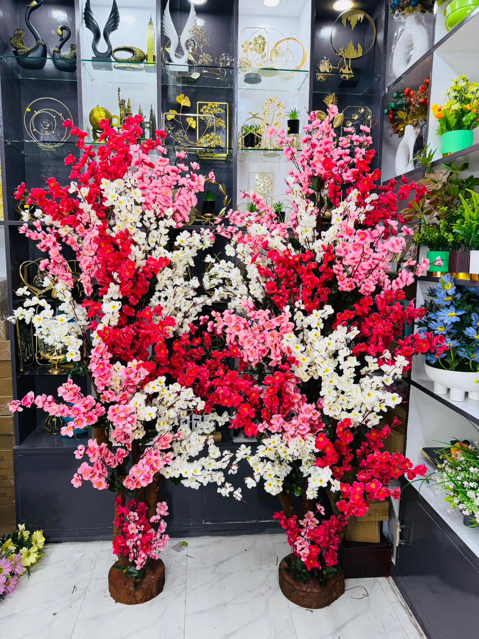 Chinese imported premium quality artificial 6 feet+ cherry Tree.A