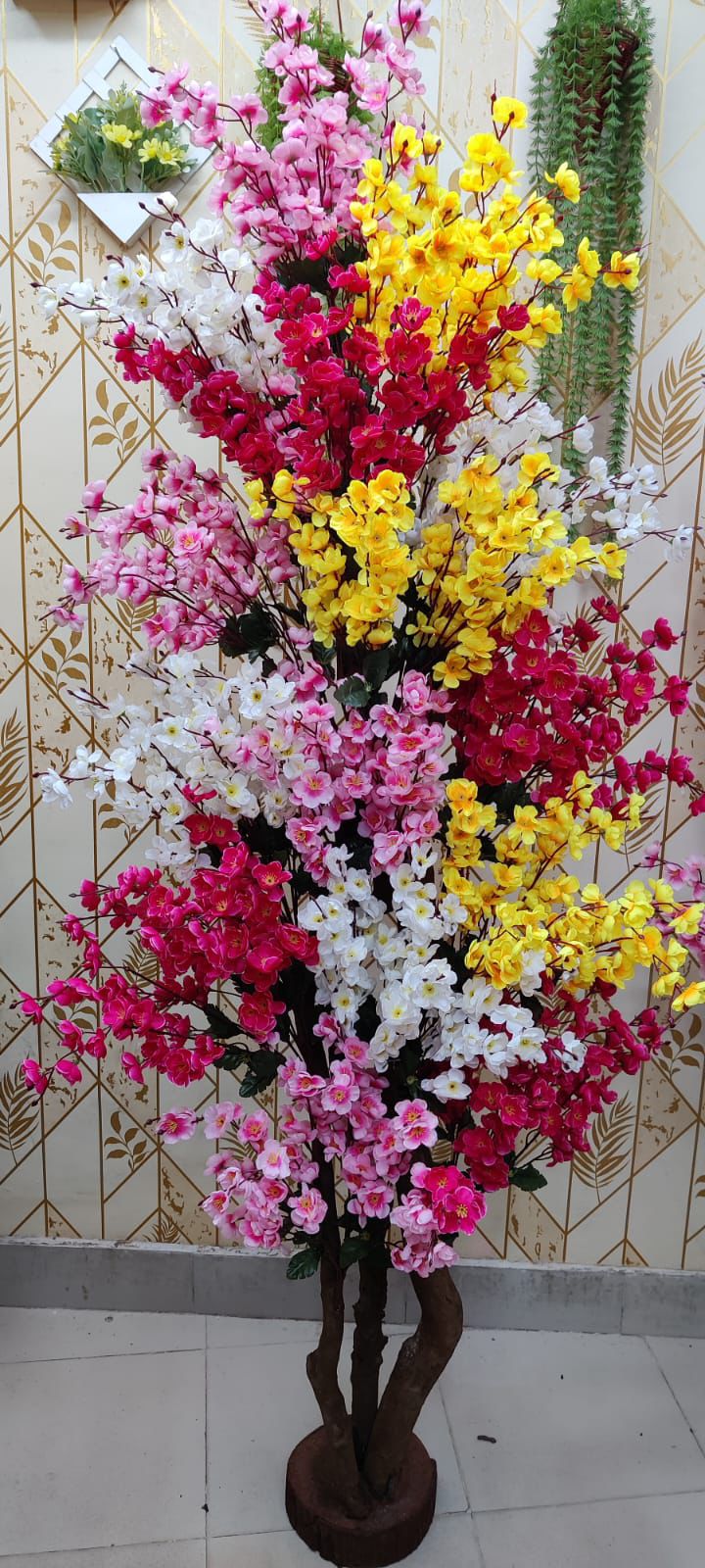 Chinese imported premium quality artificial 6 feet+ cherry Tree.A
