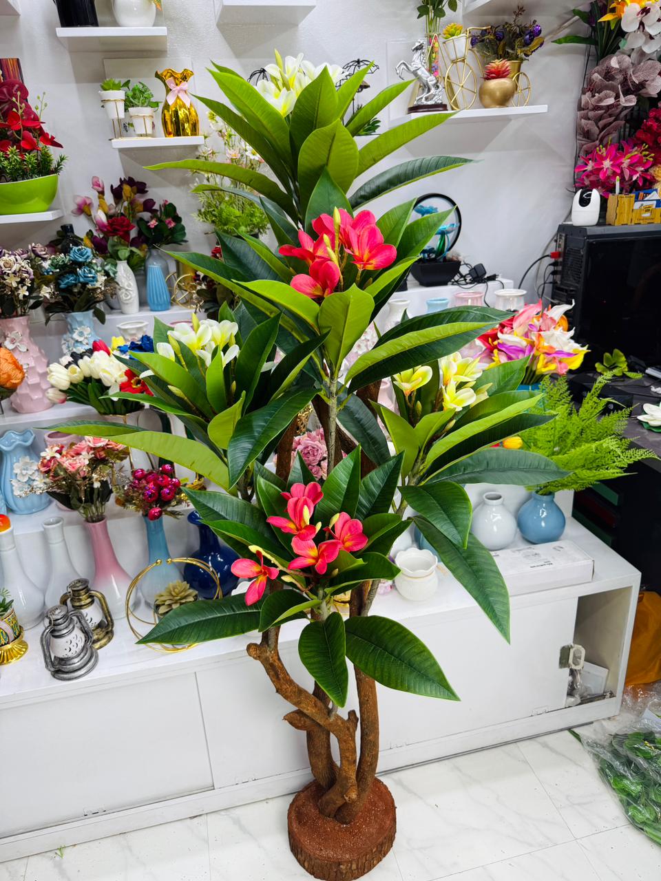 Chinese imported premium quality artificial 6 feet+ cherry Tree.